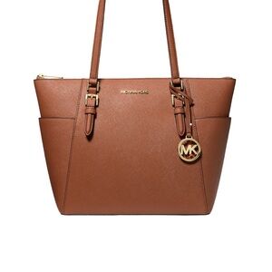 Michael Kors Large Tan Leather Tote Pratt